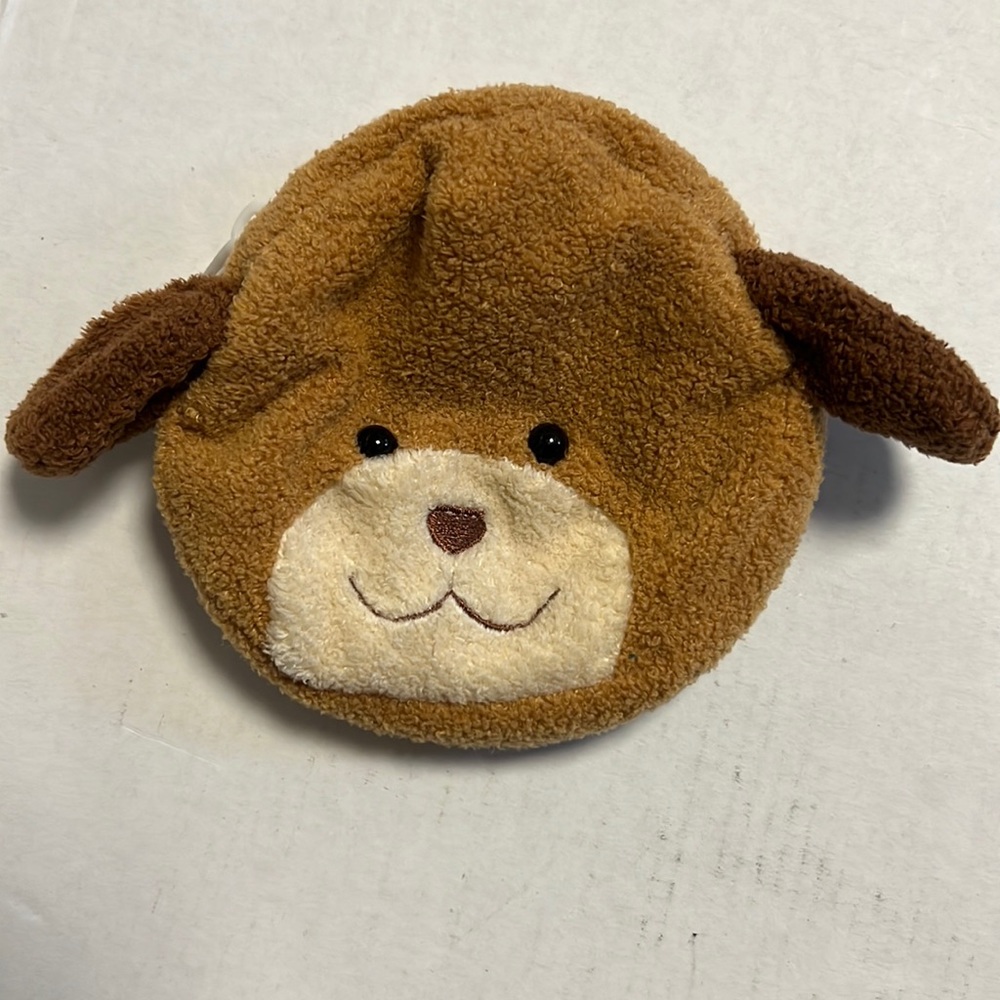 Vintage Fuzzy Puppy Shaped Coin Purse